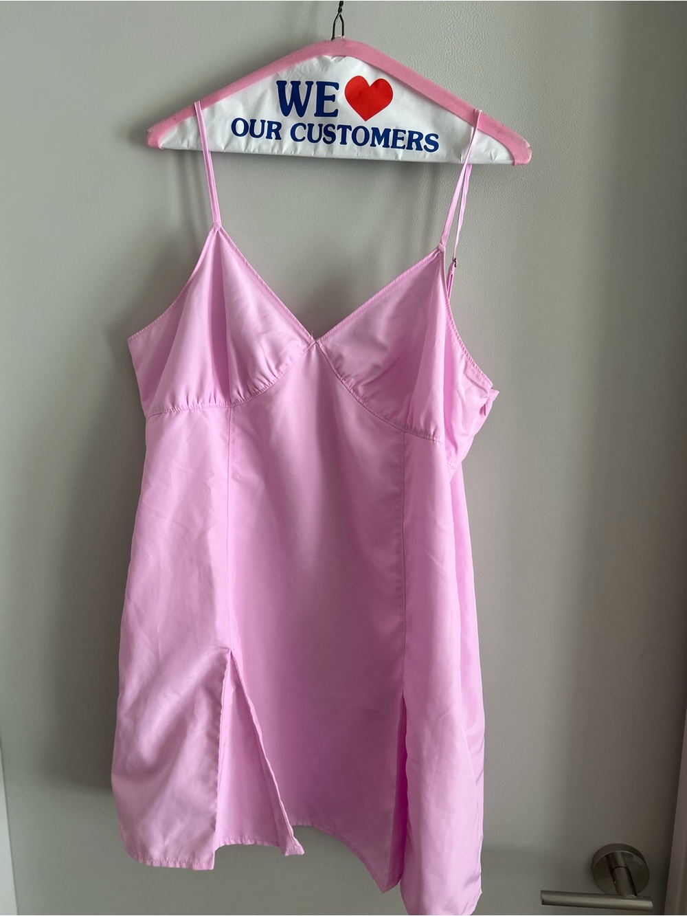 Light Pink Open Edit Dress